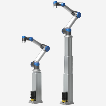 Robotic arm lifting column