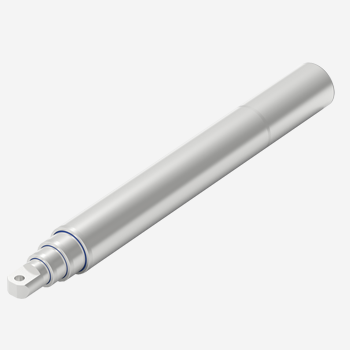 Multi-section straight rod actuator