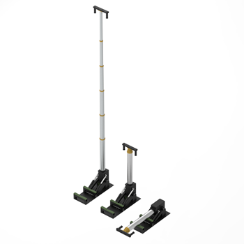 Radar 5G antenna lifting mast