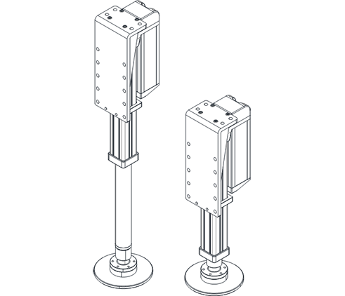 Car lift legs